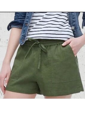 J. Crew Linen Blend Drawstring Shorts! Like New!